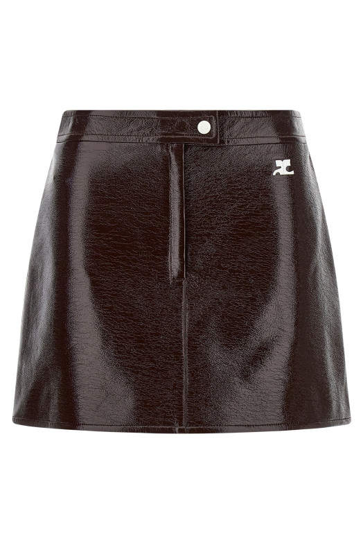 'Reedition' skirt Bordeaux