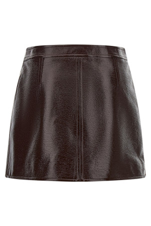'Reedition' skirt Bordeaux