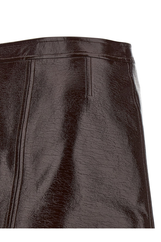 'Reedition' skirt Bordeaux