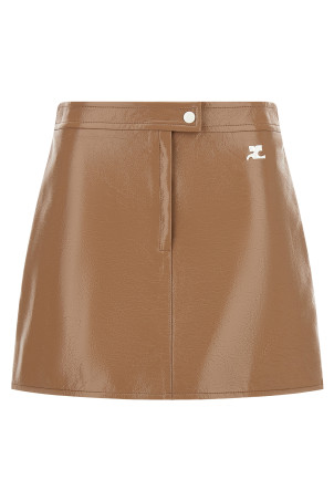 'Reedition' skirt Beige