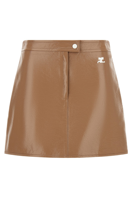 'Reedition' skirt Beige