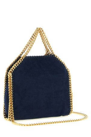 'Falabella mini' suede shoulder bag Blue