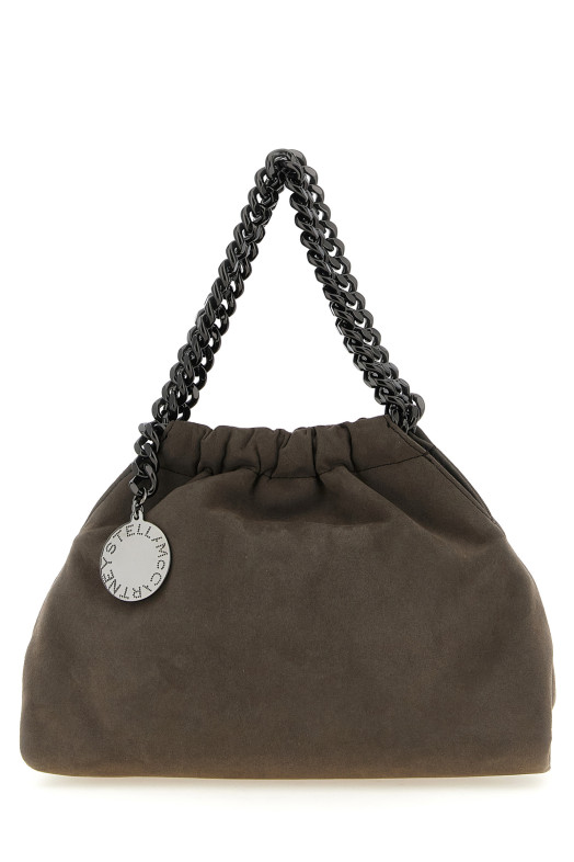 'Falabella Mini Drawstring' crossbody bag  Gray