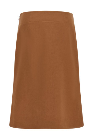 'New Linen' skirt Brown