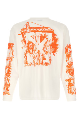 'City Nature Skate' T-shirt White