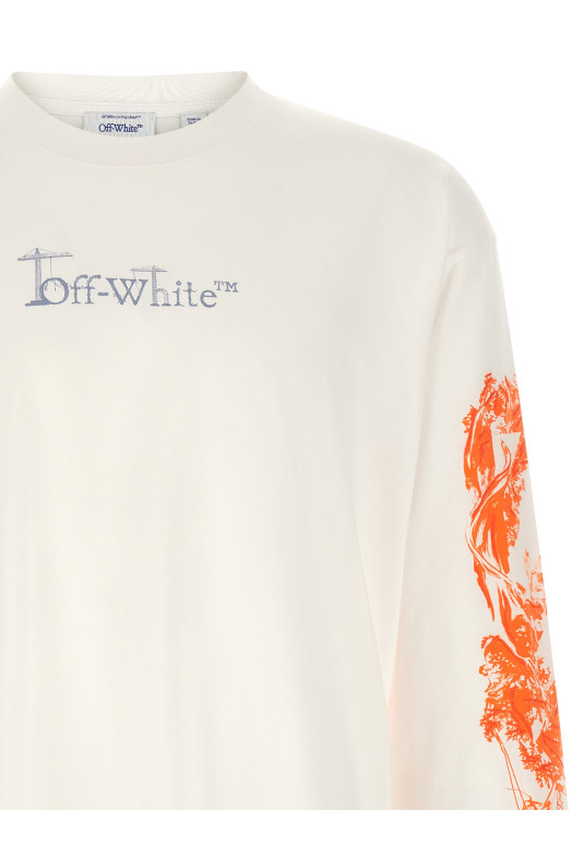 'City Nature Skate' T-shirt White