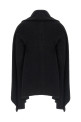 'Hooded Medium Wrap' cardigan Black