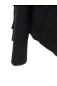 'Hooded Medium Wrap' cardigan Black