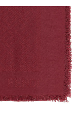 FF shawl Bordeaux