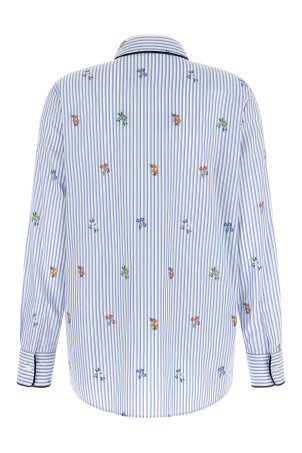 Сорочка з квітковою вишивкою, СИНЯ ETRO WRIA001399TJ51DS9880