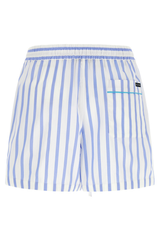 Полосатые бермуды СИНИЕ DOLCE & GABBANA FTDJHTFR52WS8051