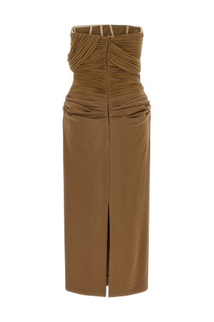 '28' dress Brown