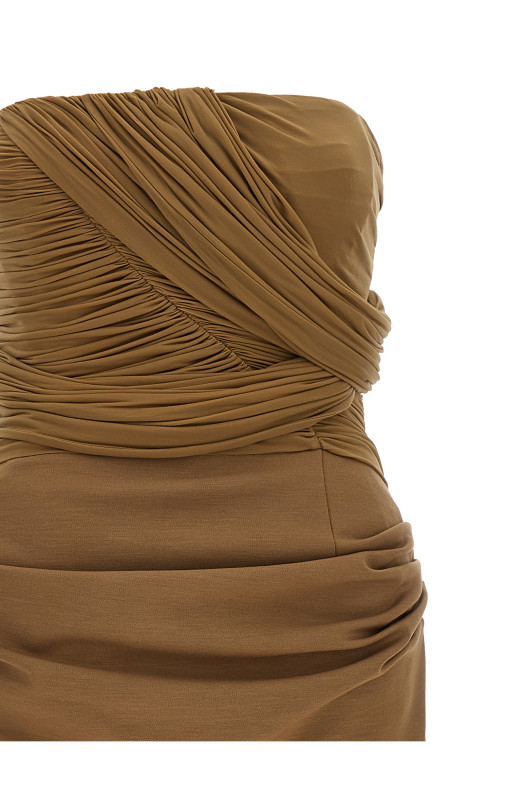 '28' dress Brown