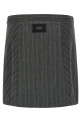 Юбка в тонкую полоску, серая PINKO 107416A3FFIN4