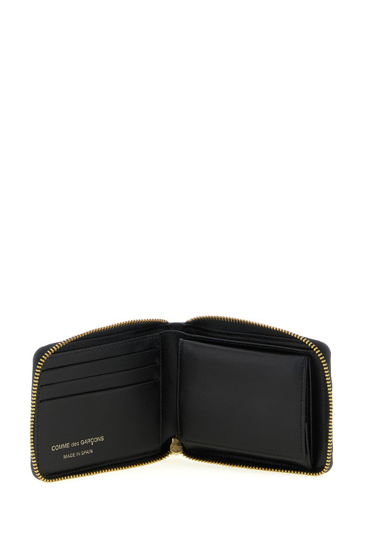 Polka Dots Printed Wallet Black-grey
