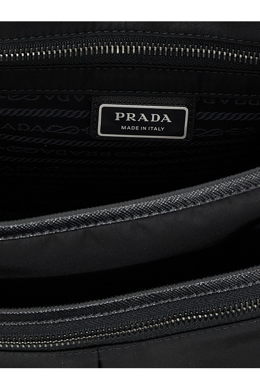 Сумка через плечо Logo из нейлона, чёрная PRADA 2VD769VXLO2DMHF0002