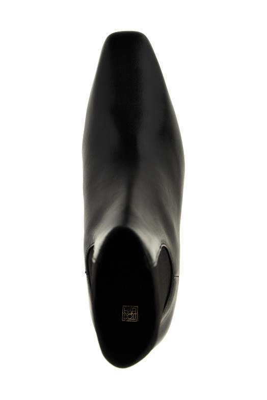 Leather ankle boots Black