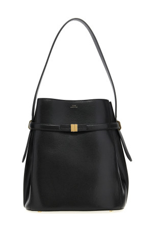 'Belted Bucket' shoulder bag Black