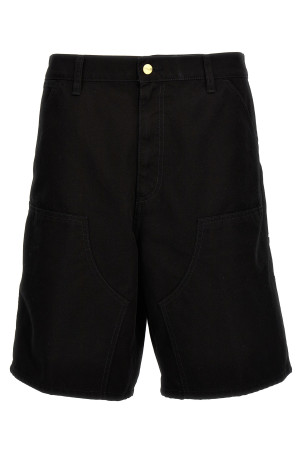 'Double Knee' bermuda shorts Black