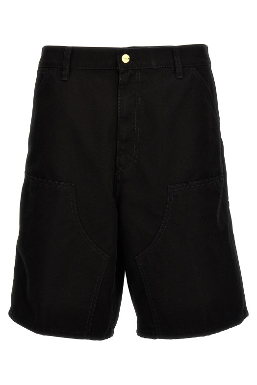 'Double Knee' bermuda shorts Black