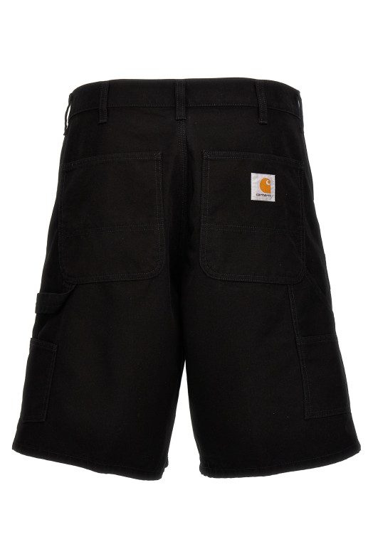 'Double Knee' bermuda shorts Black