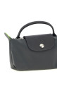 Le Pliage Green Clutch Bag Gray