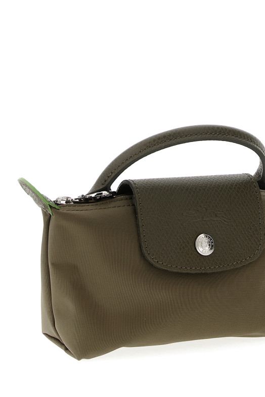 'Le Pliage Green' clutch Green