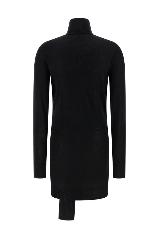 'Double-Sleeve' turtleneck sweater Black