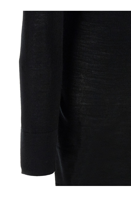 'Double-Sleeve' turtleneck sweater Black
