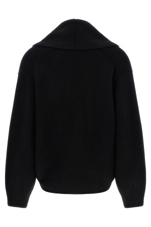 'Shawl-Lapel' cardigan Black
