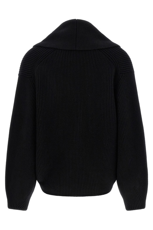'Shawl-Lapel' cardigan Black