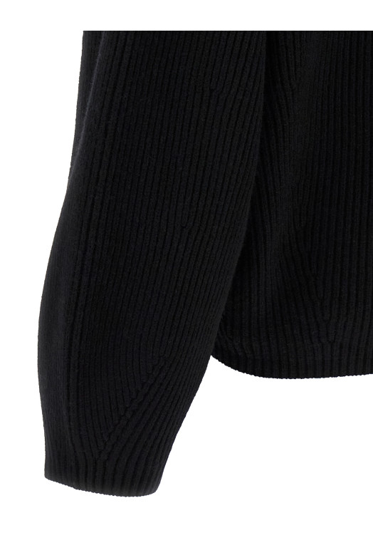 'Shawl-Lapel' cardigan Black