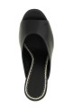 Leather mules Black