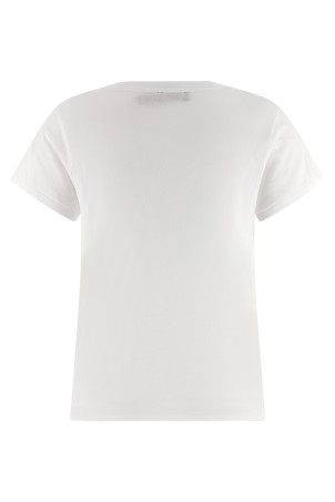 Футболка с вышитым логотипом, белая POLO RALPH LAUREN 211B14611007