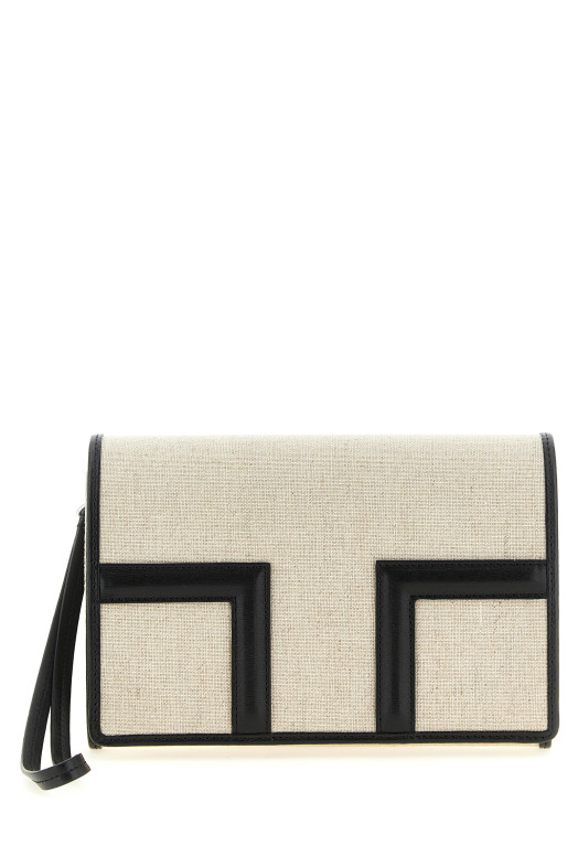 'T-Flap Envelope' clutch Beige