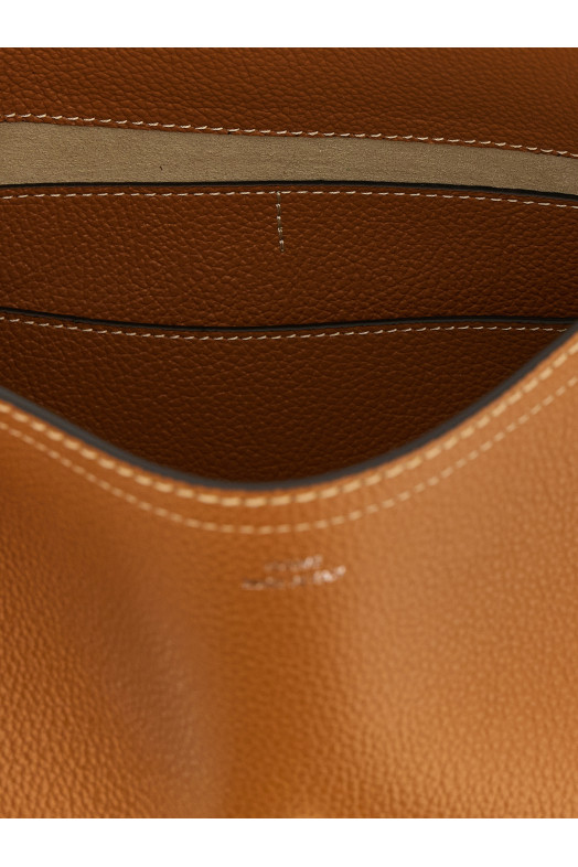 'T-lock' shoulder bag Brown