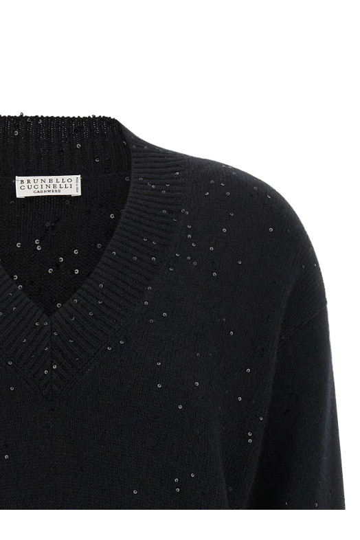 'Diamante' sweater Black
