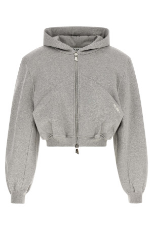 Cropped hoodie Gray