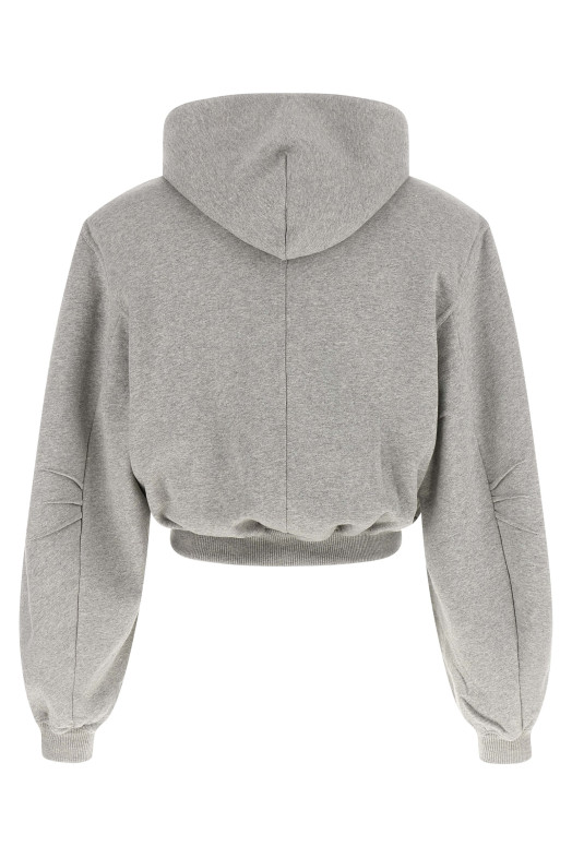 Cropped hoodie Gray