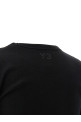 Футболка з драпірованим кроєм, чорна Y3 YAMAMOTO KS1425BLACK