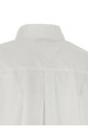 Рубашка с контрастными манжетами, белая PRADA P470JRSOOO6283F0009