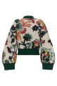 Floral jacquard blouson Multicolor