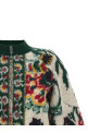 Floral jacquard blouson Multicolor