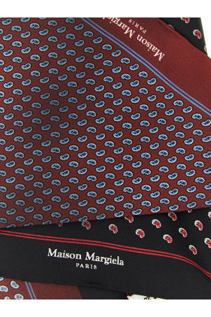 Paisley print double-sided scarf Multicolor
