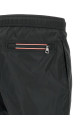 Logo patch swim shorts Black