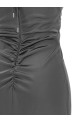Front knot dress Gray