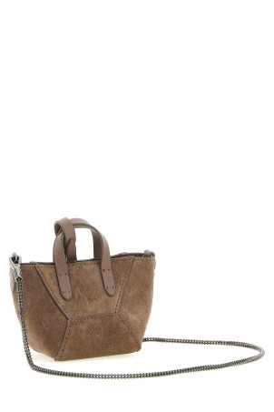Micro 'BC Duo' bag Brown
