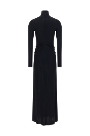 Draped dress Blue