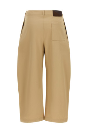 Укороченные брюки, бежевые LOEWE S359Y04XJE2140