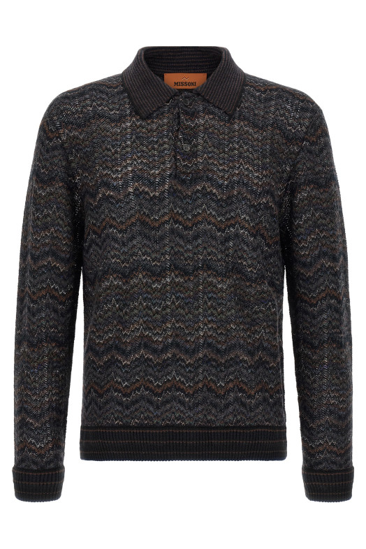 Вязаная рубашка-поло «Многоцветная» MISSONI US26W20NS72QX